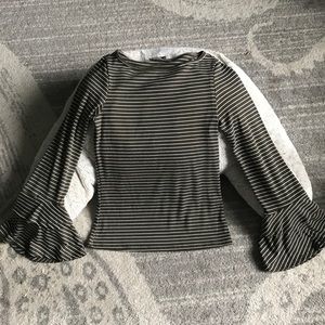 Fashion Women Casual Bell Sleeve Top